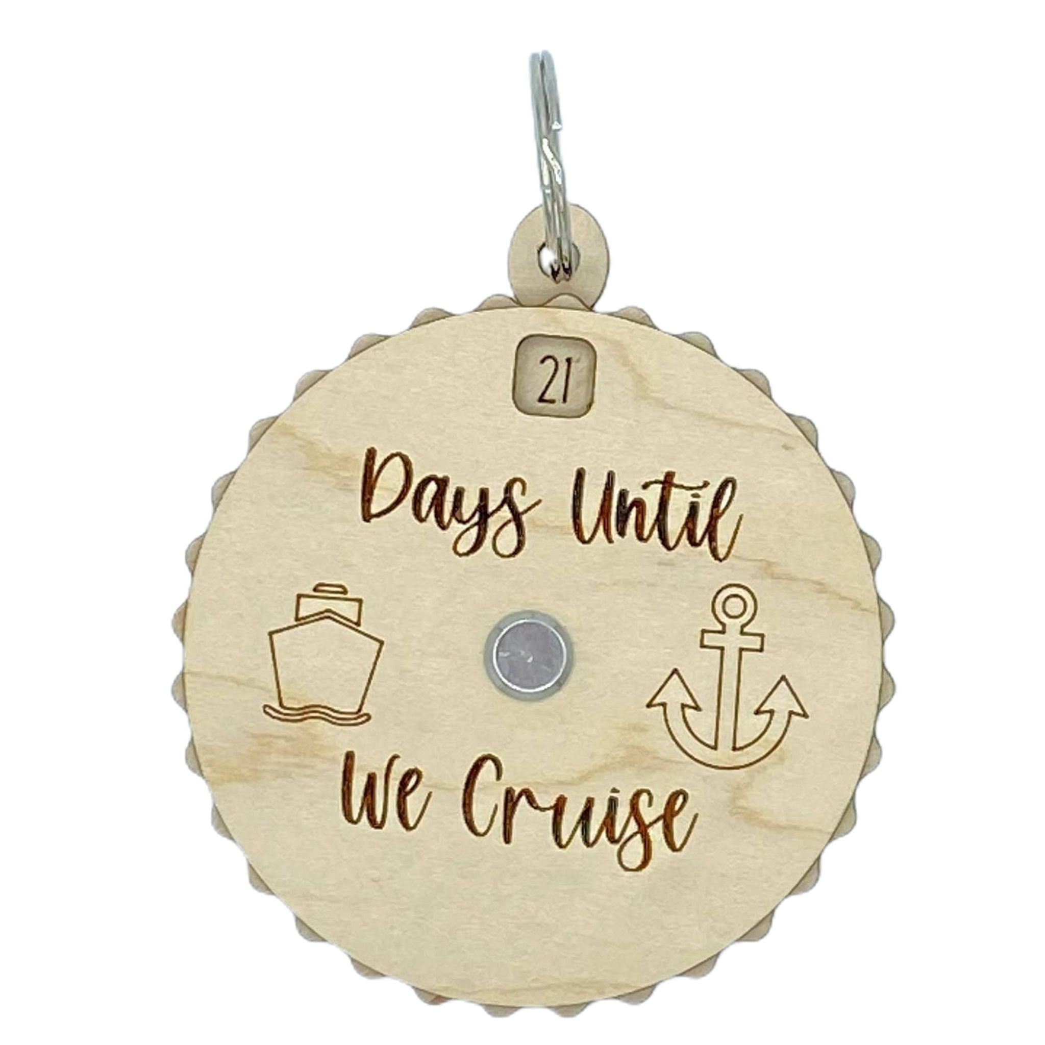 Days Until We Cruise 30 Day Countdown Spinner