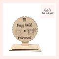 Desktop Wood Countdown Retirement Spinner