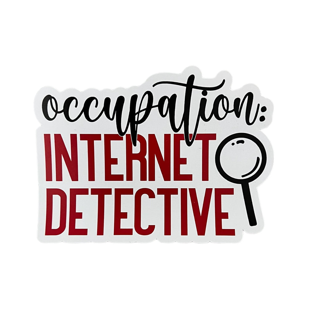 Occupation Internet Detective Sticker (Set of 3)
