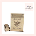 Days Until Hanukkah Wood Countdown