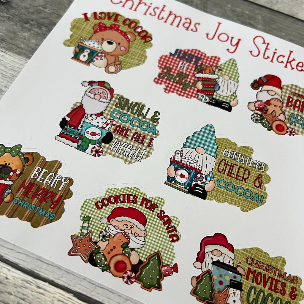Christmas Joy Stickers