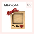 Valentine Photo Frame Gift Tag
