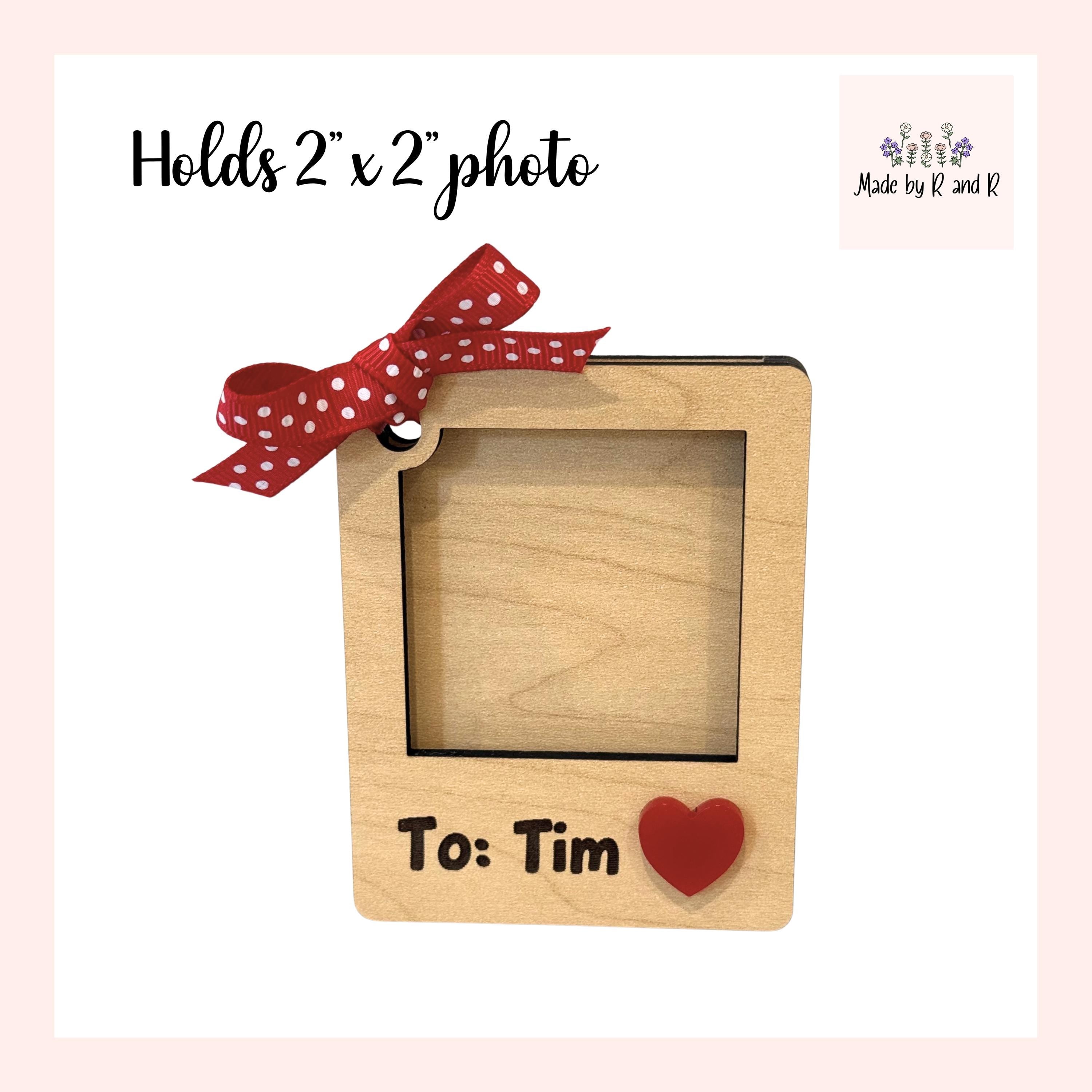 Valentine Photo Frame Gift Tag