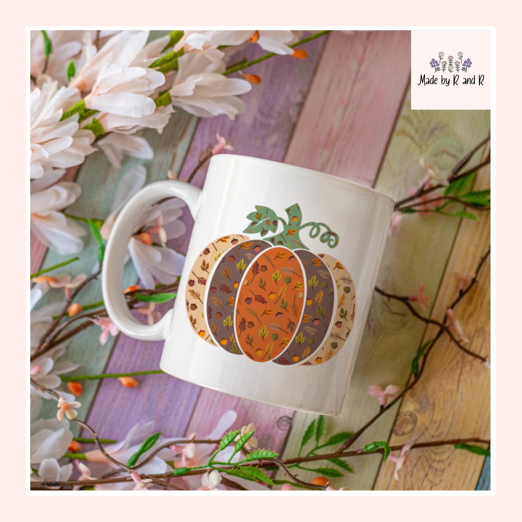 Patchwork Pumpkin Mug