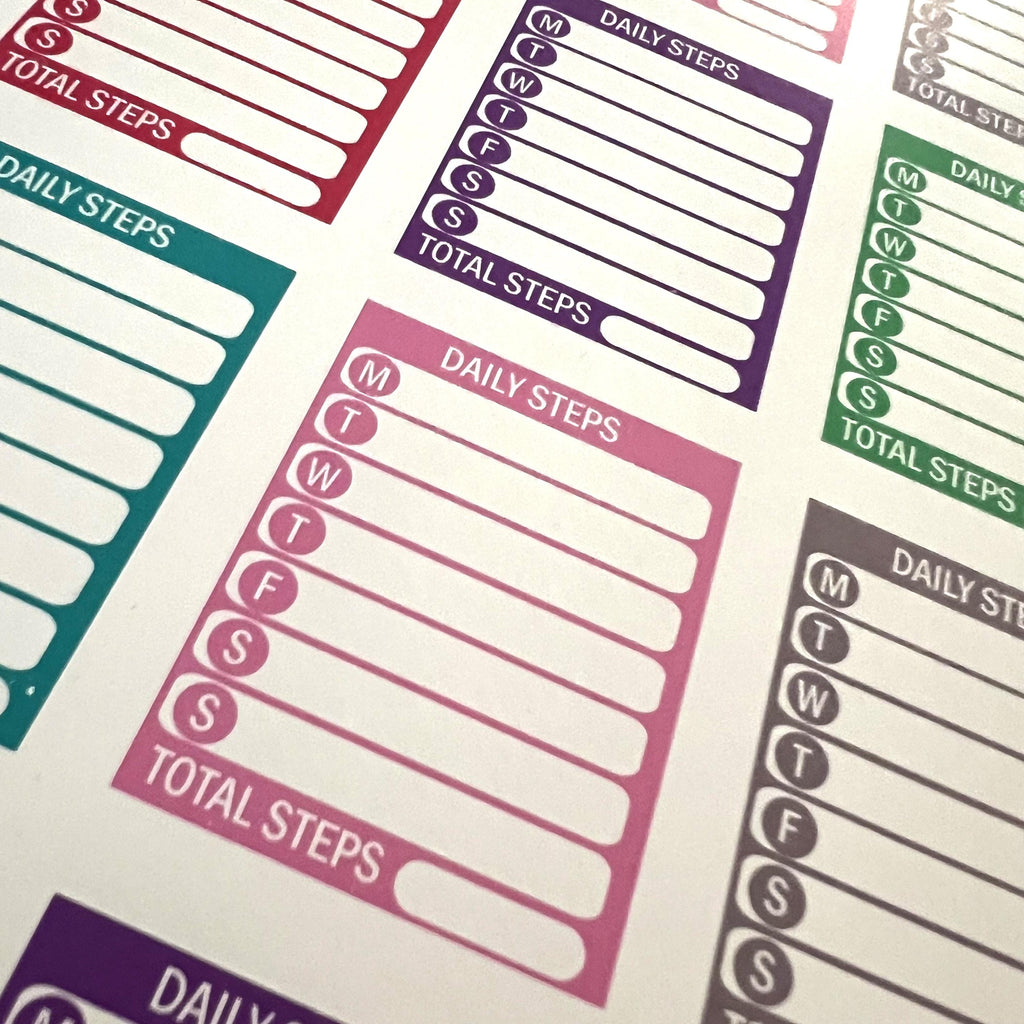 Daily Steps Planner Stickers (set of 20)