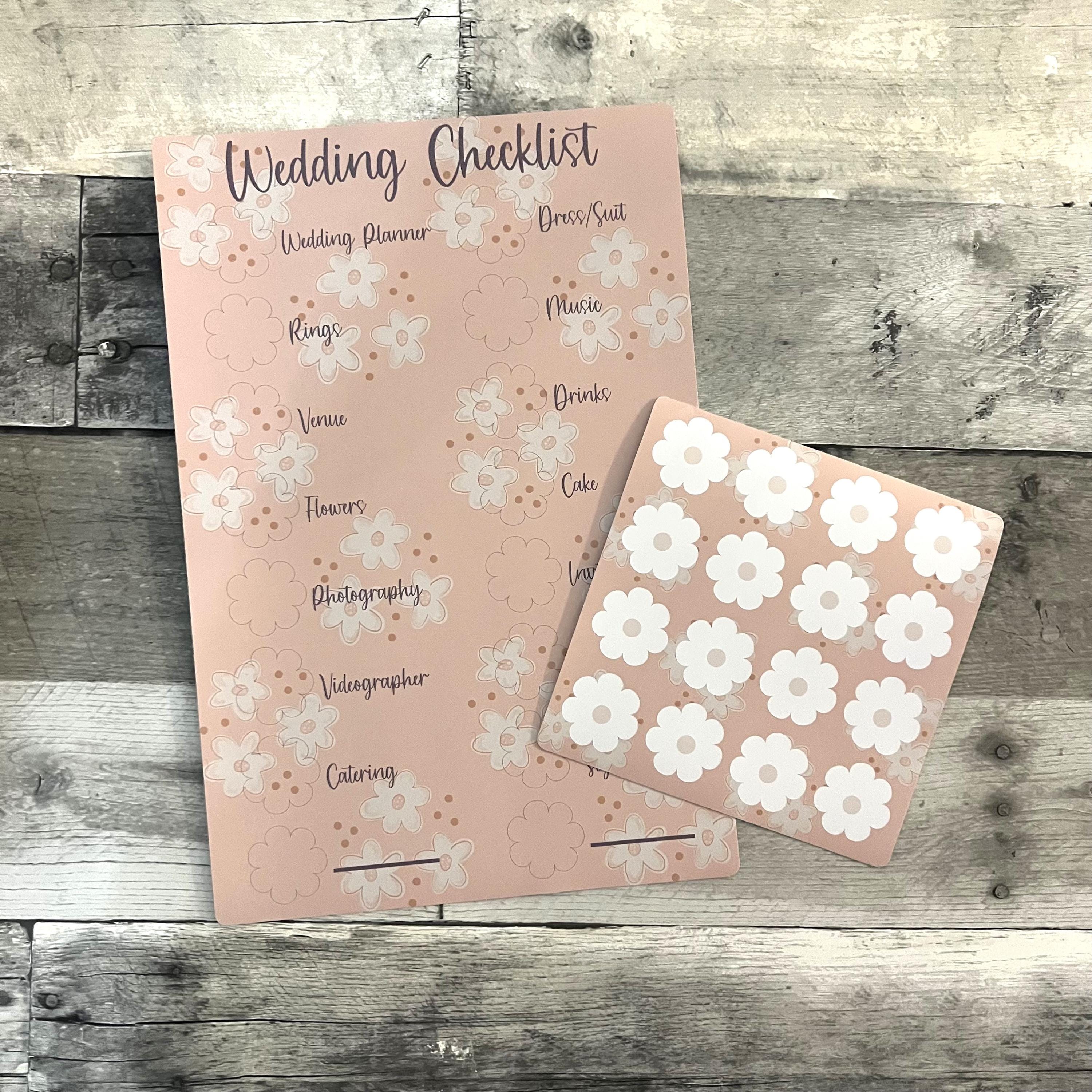 Wedding Checklist Sticker