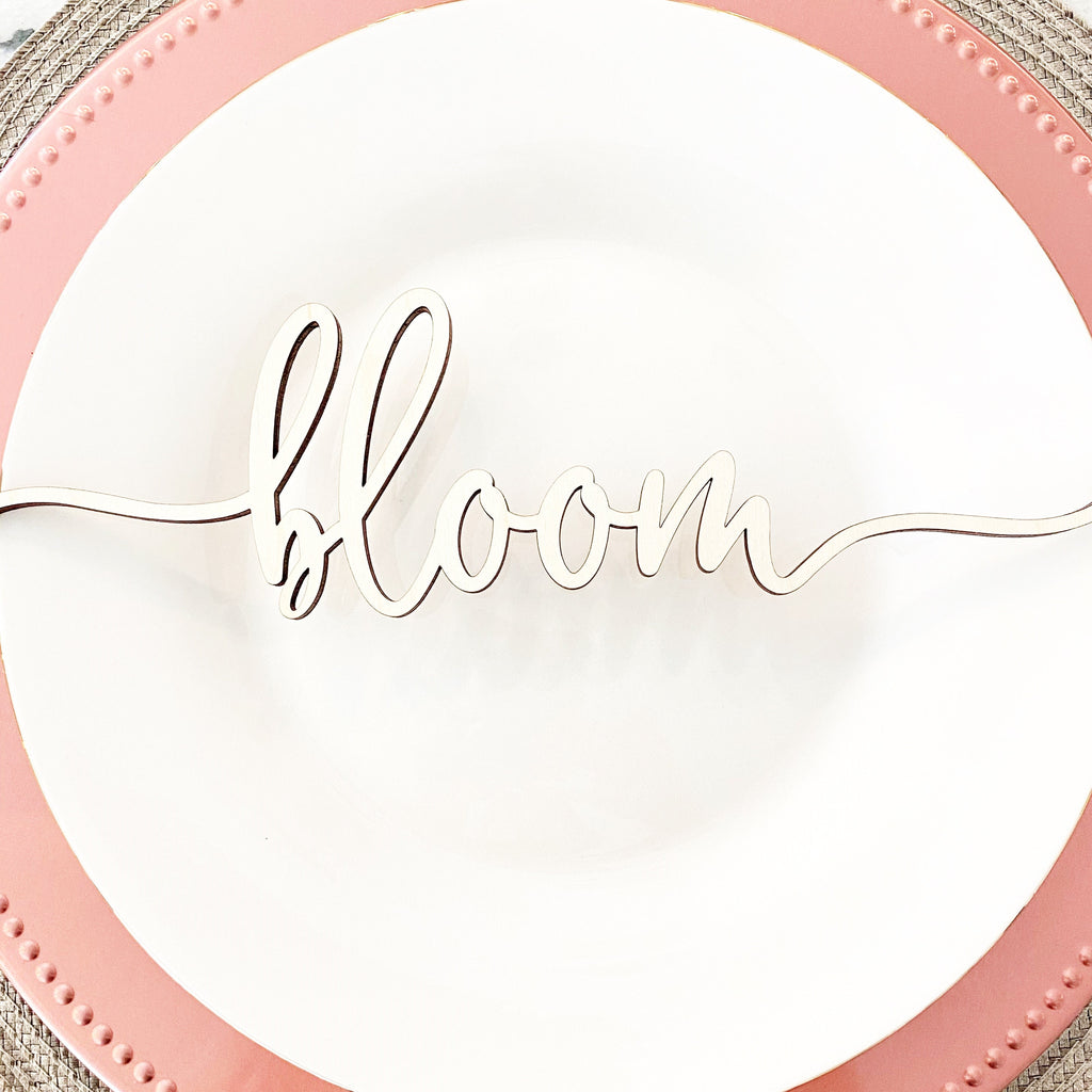 Easter Place Setting Wood Words (Set of 4)