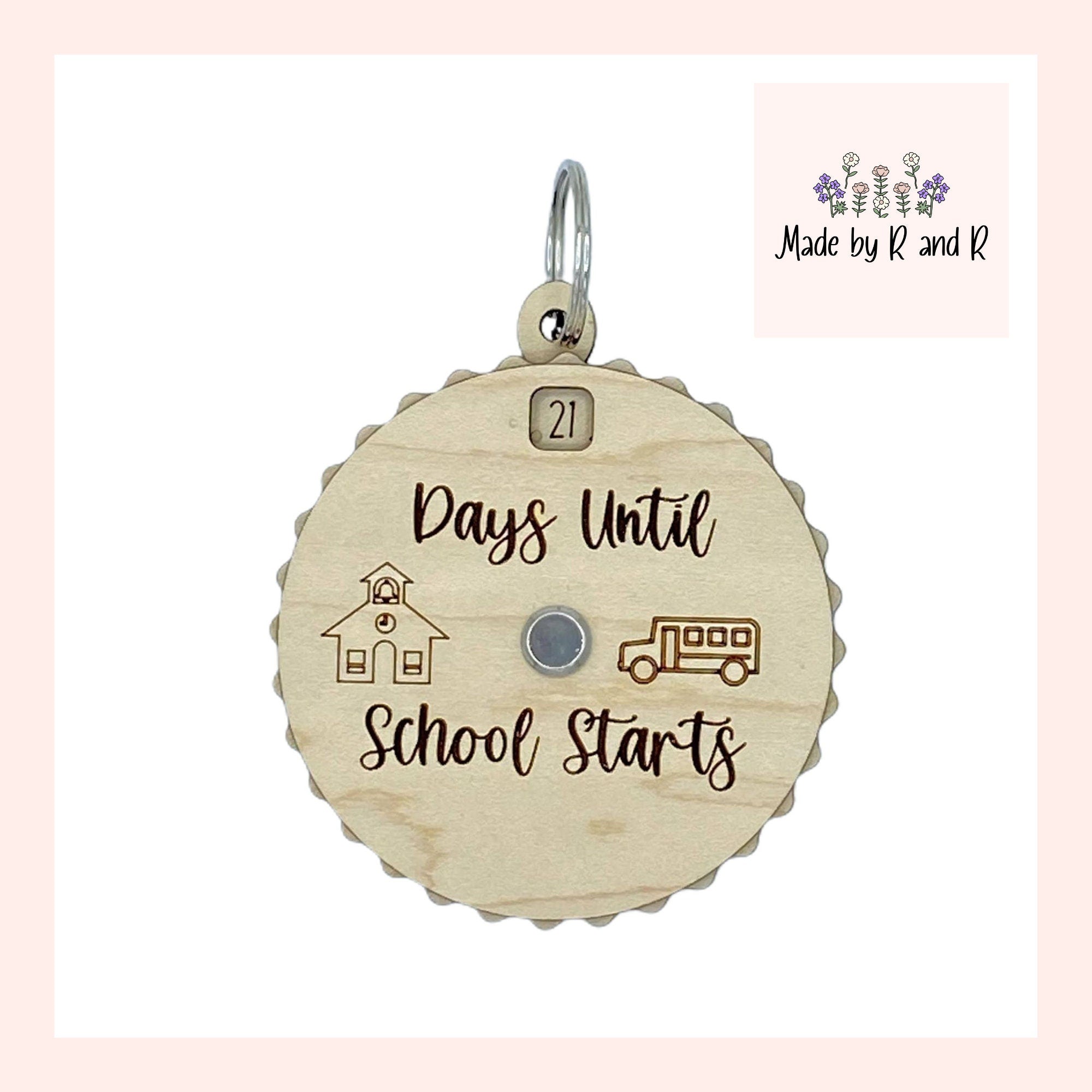 Days Until School Starts 30 Day Countdown Spinner