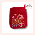 Tis The Season To Bake Cookies Red Pot Holder