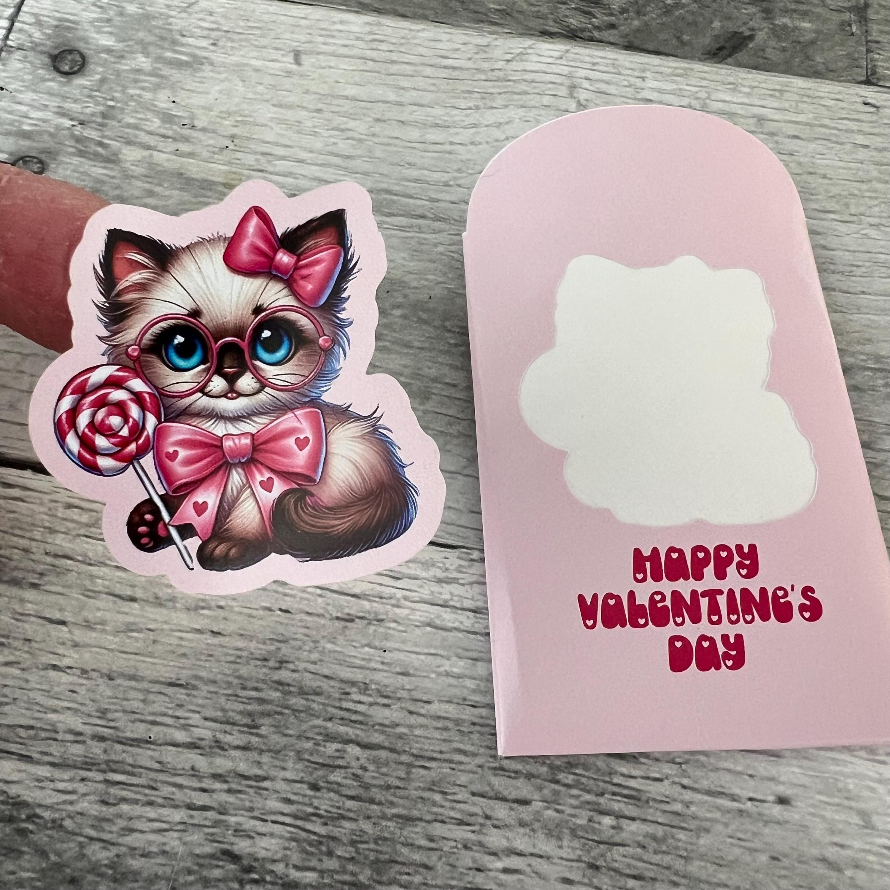 Cute Animal Valentine Envelopes (Set of 10) *candy NOT included*