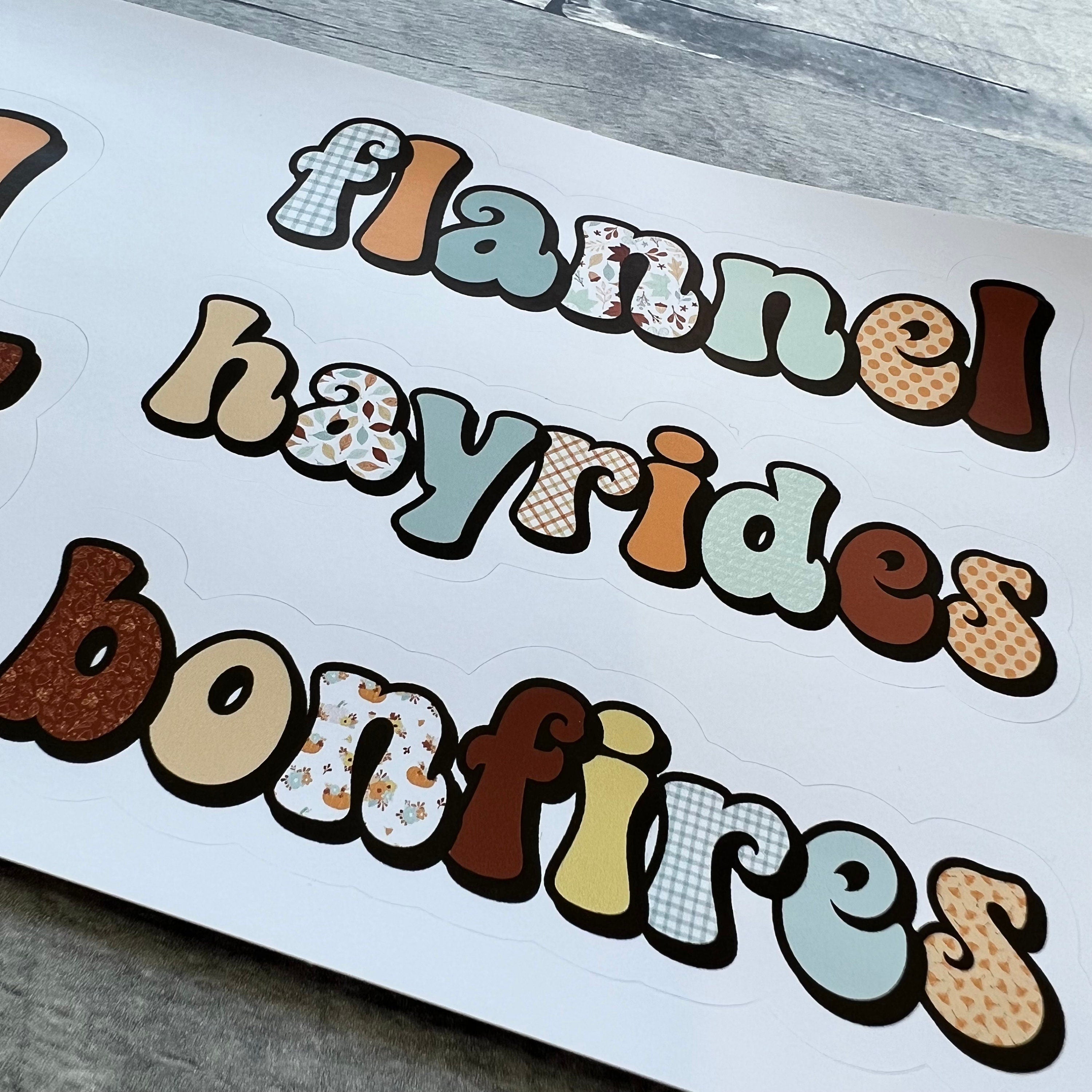 Fall Vibes Sticker Set