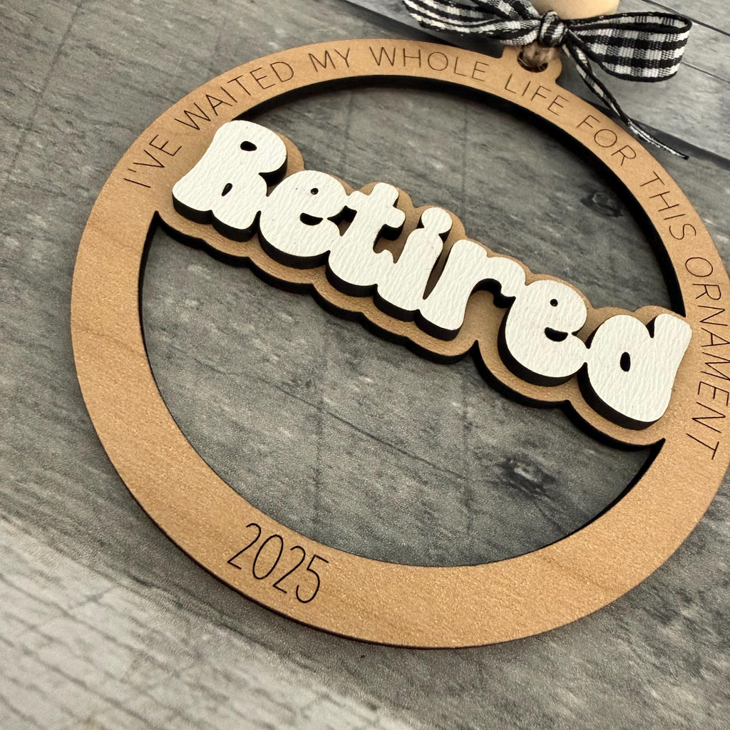 Retired 2026 Wood Ornament