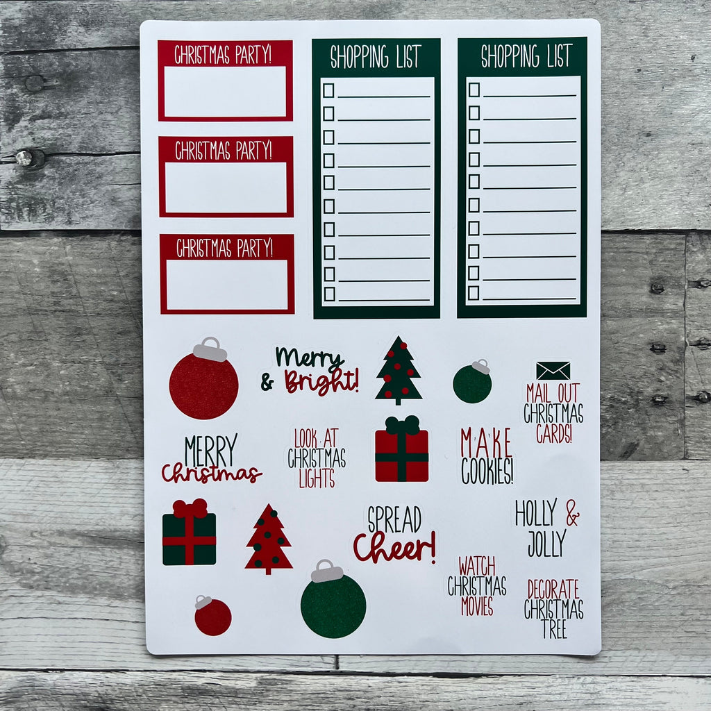 Christmas Planner Stickers