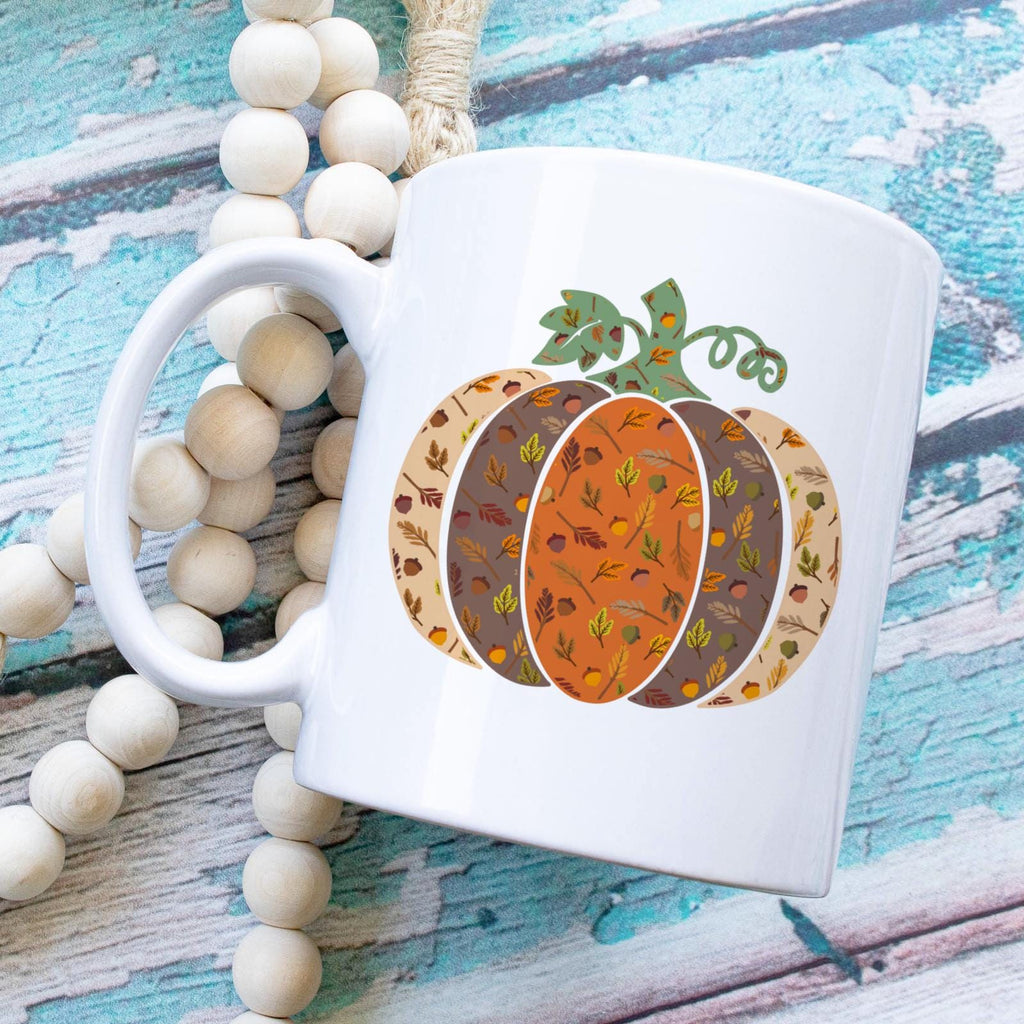 Patchwork Pumpkin Mug