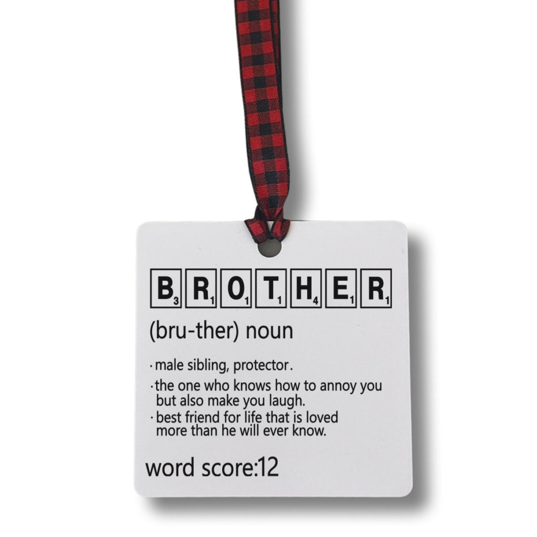 Word Game Tile Ornaments From Made By R And R