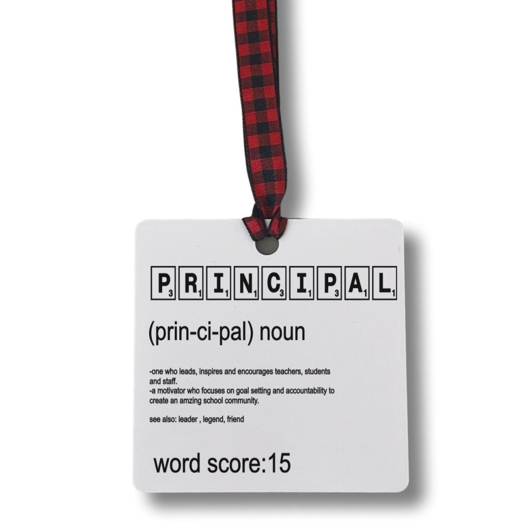 Word Game Tile Ornaments From Made By R And R