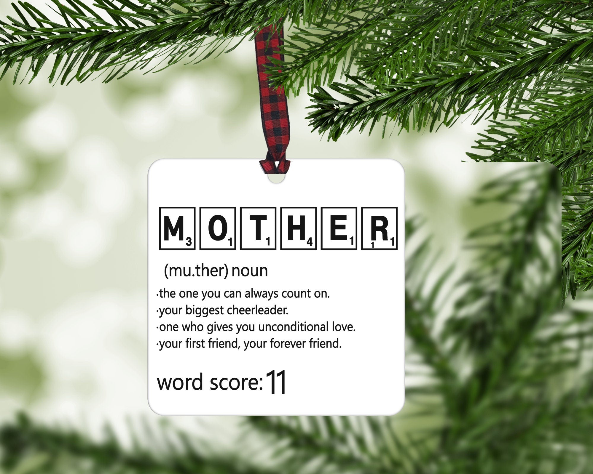 Word Game Tile Ornaments From Made By R And R
