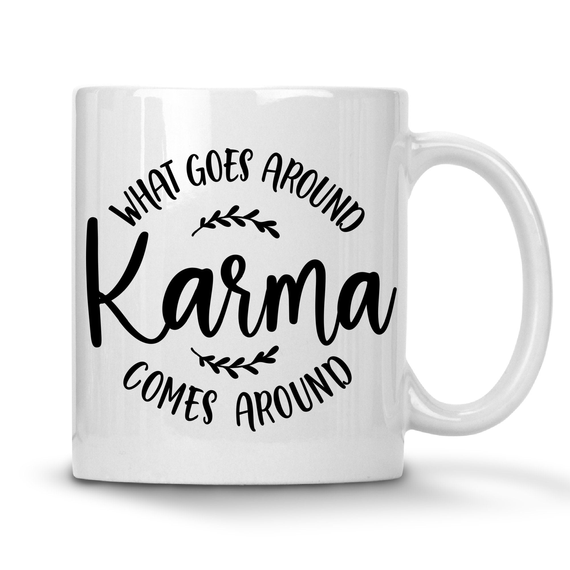 Karma 11 Ounce Mugs From Made By R And R