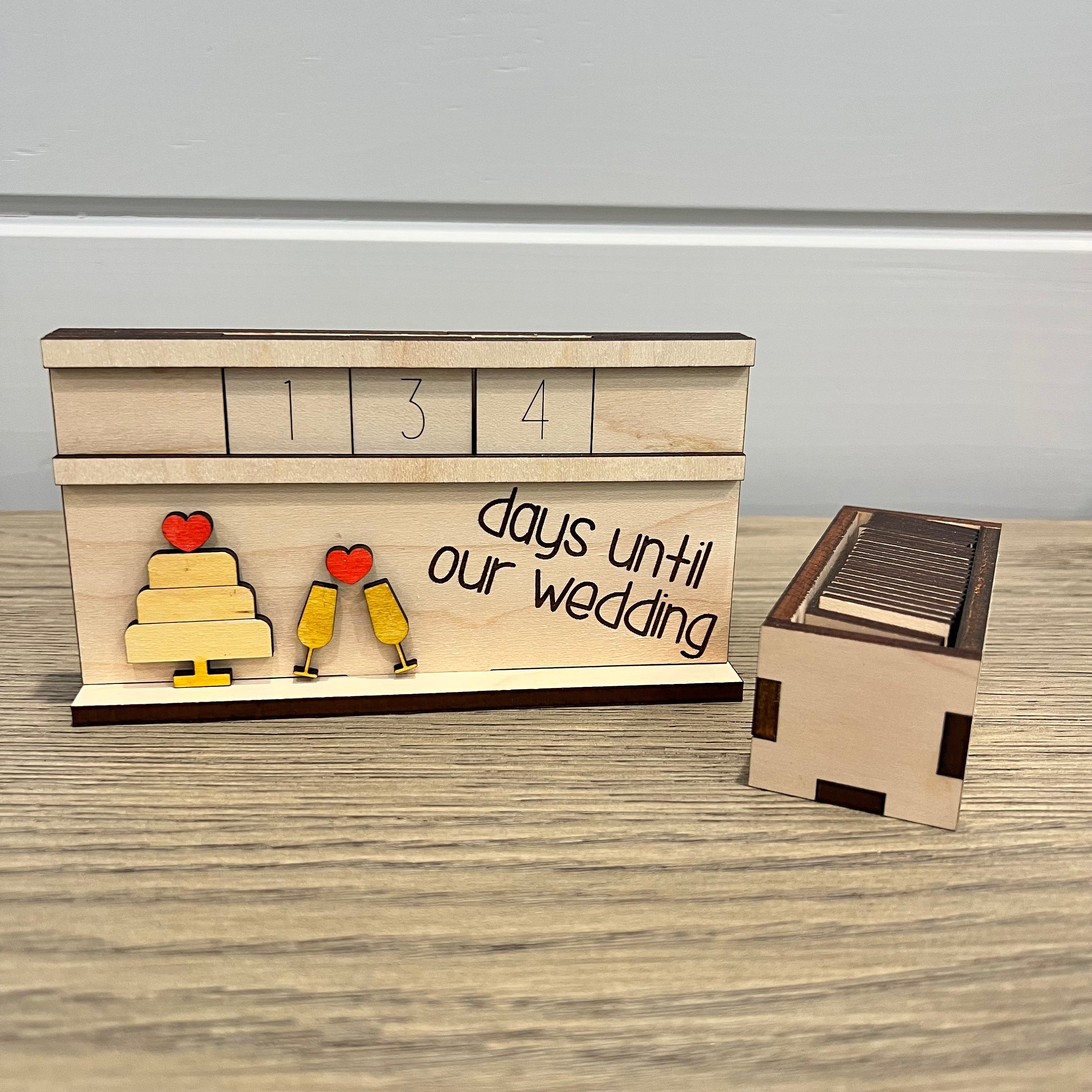 Hand Painted Wood Countdowns From Made By R And R