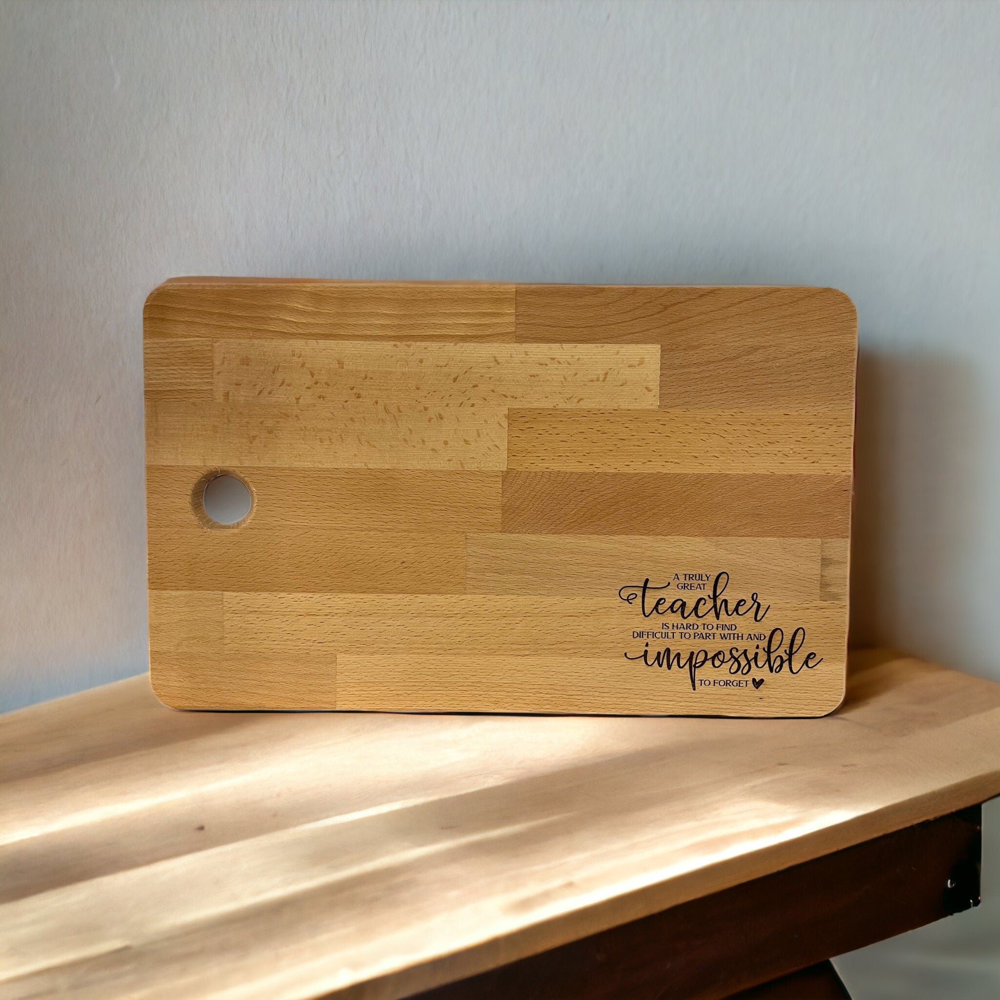 Retirement Laser Engraved Cutting Board From Made By R And R