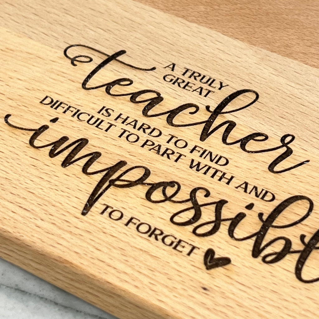 Retirement Laser Engraved Cutting Board From Made By R And R