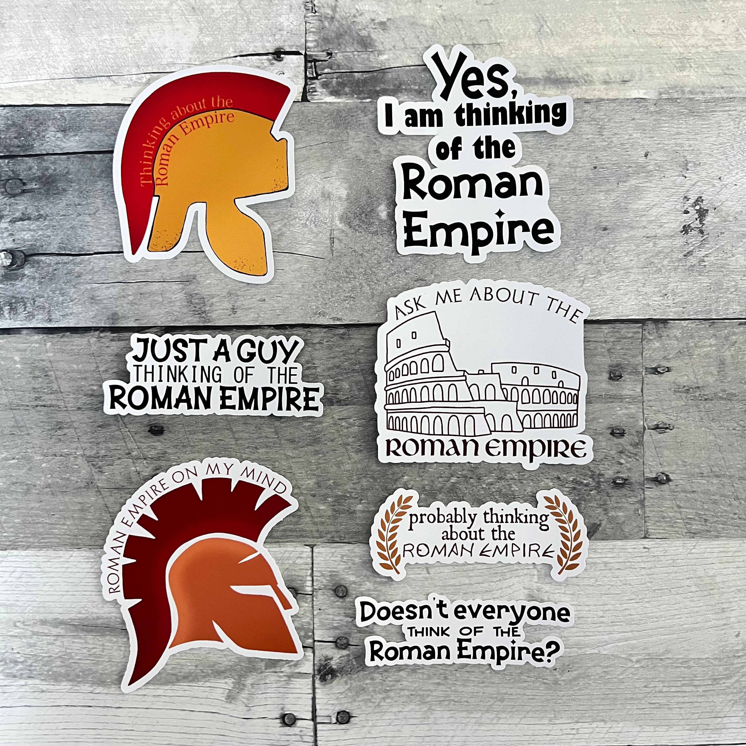 Roman Empire Stickers (Choose One) From Made By R And R