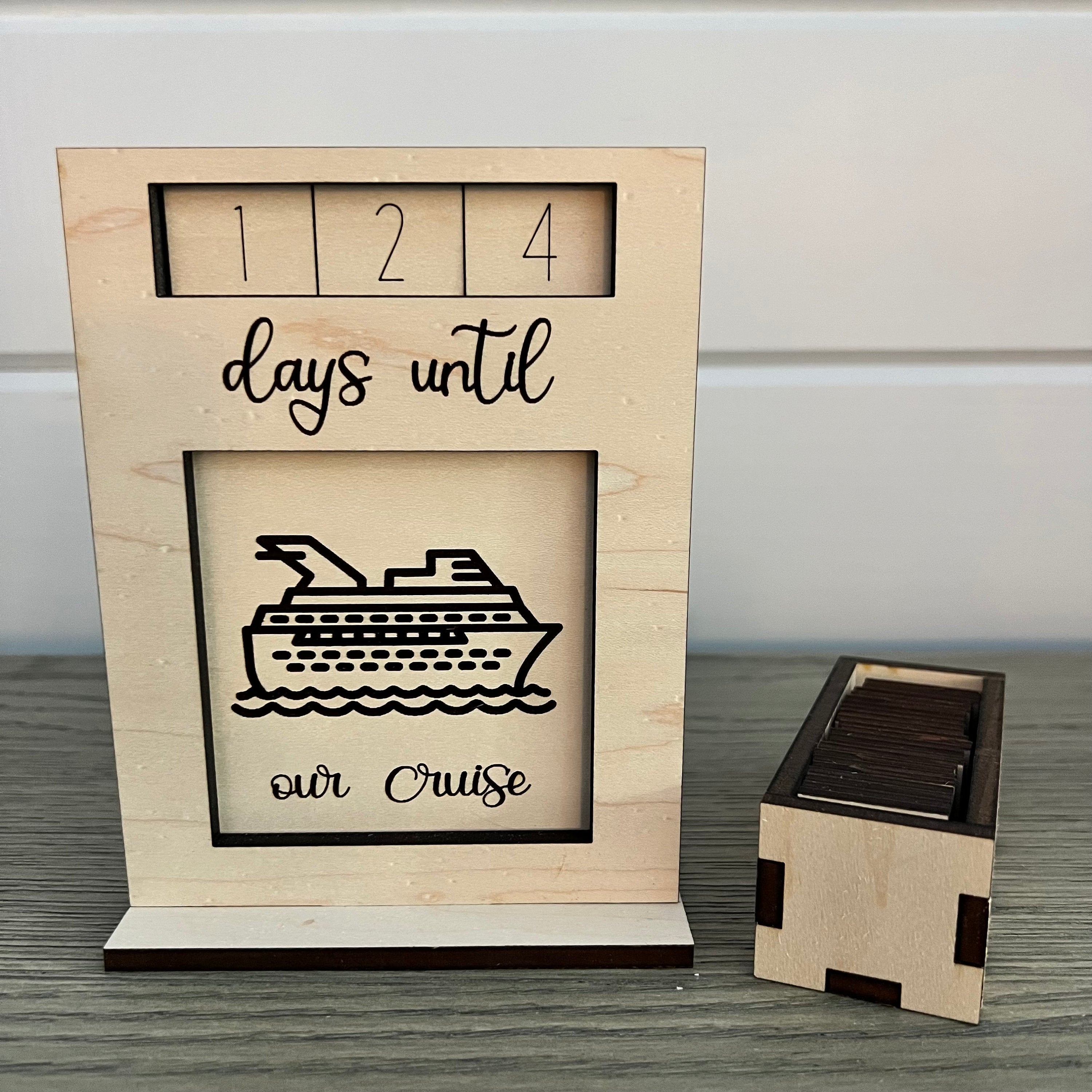 Interchangeable Wood Countdown From Made By R And R