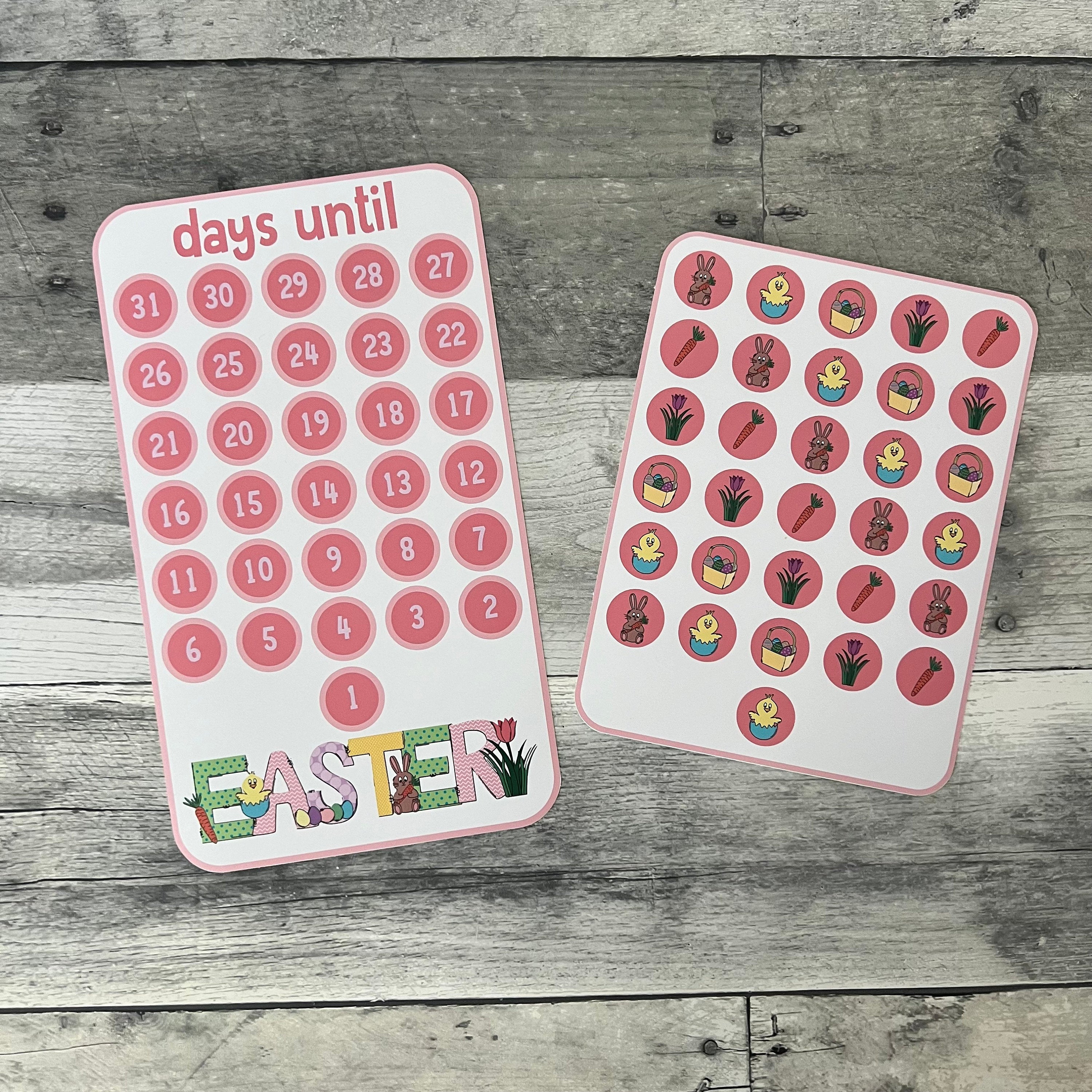 Holiday Countdown Stickers from Made By R And R