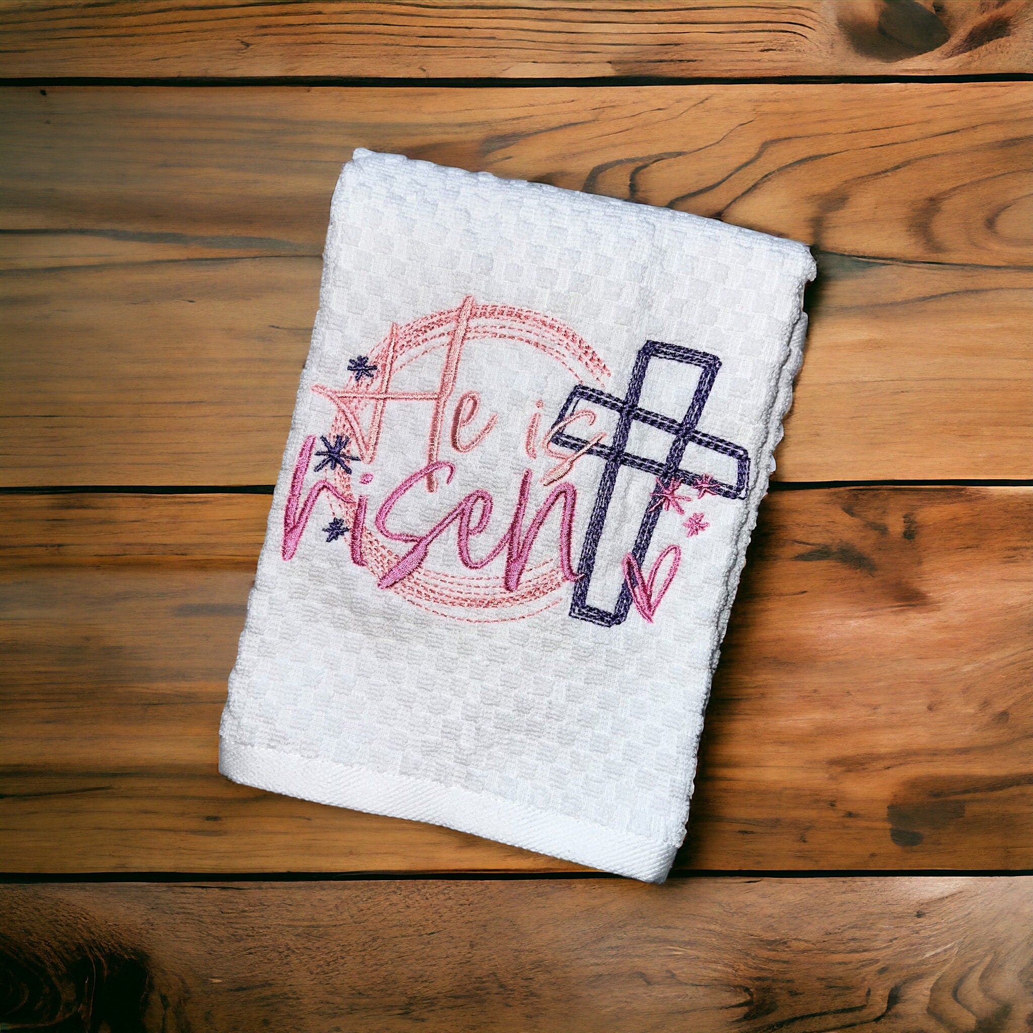 Easter Embroidered Dish Towels From Made By R And R