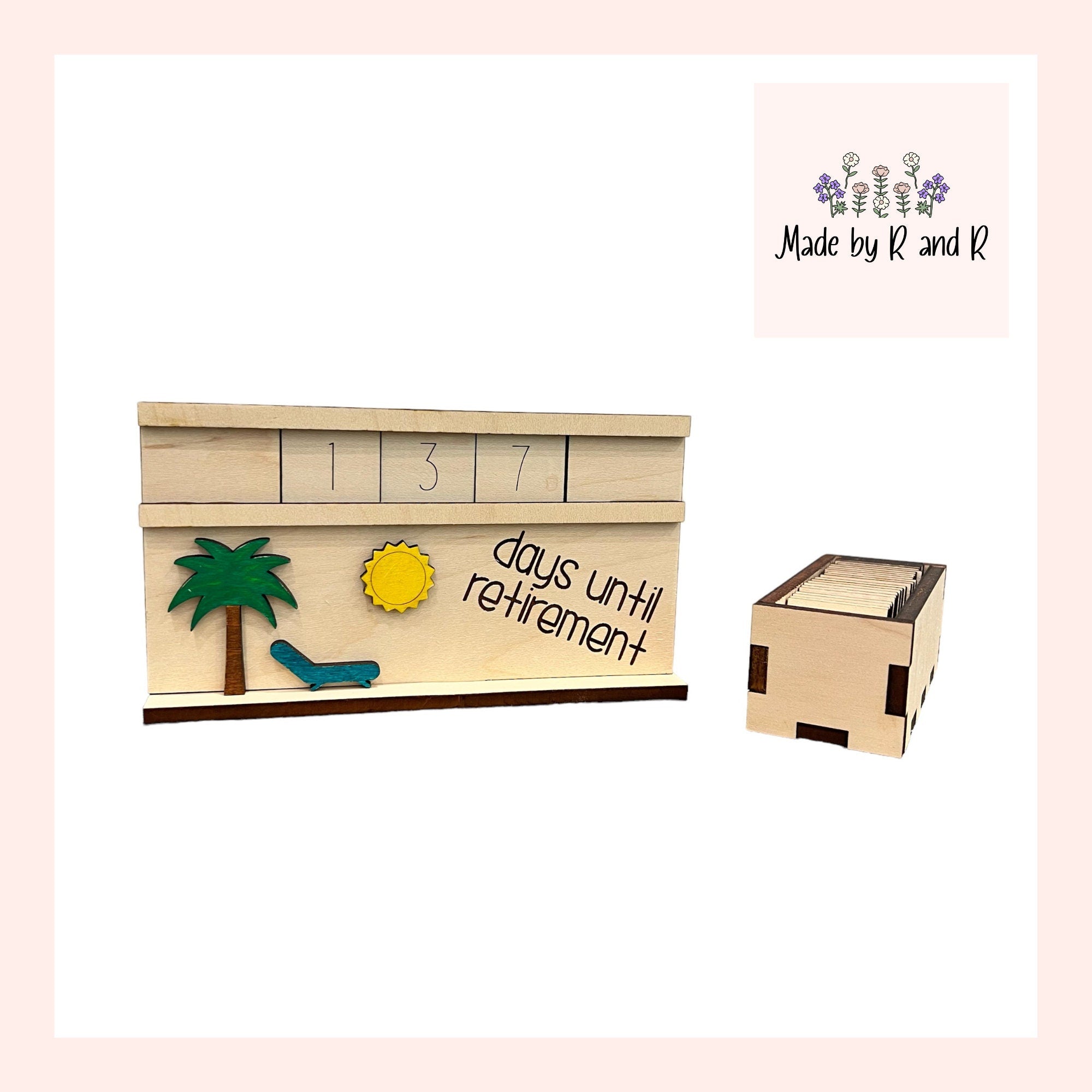 Hand Painted Wood Countdowns From Made By R And R