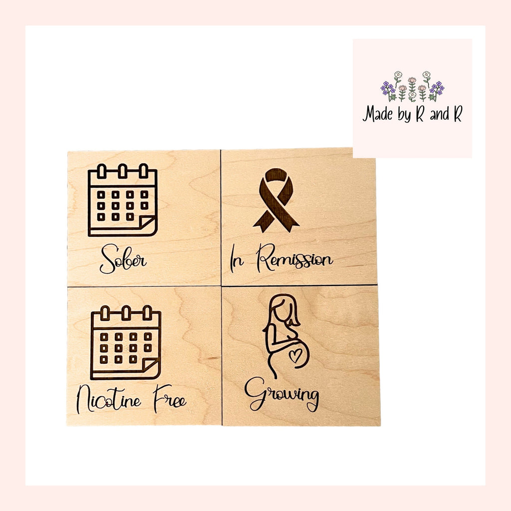 Days I've Been...Interchangeable Wood Countdown Inserts (Base and numbers sold separately) From Made By R And R