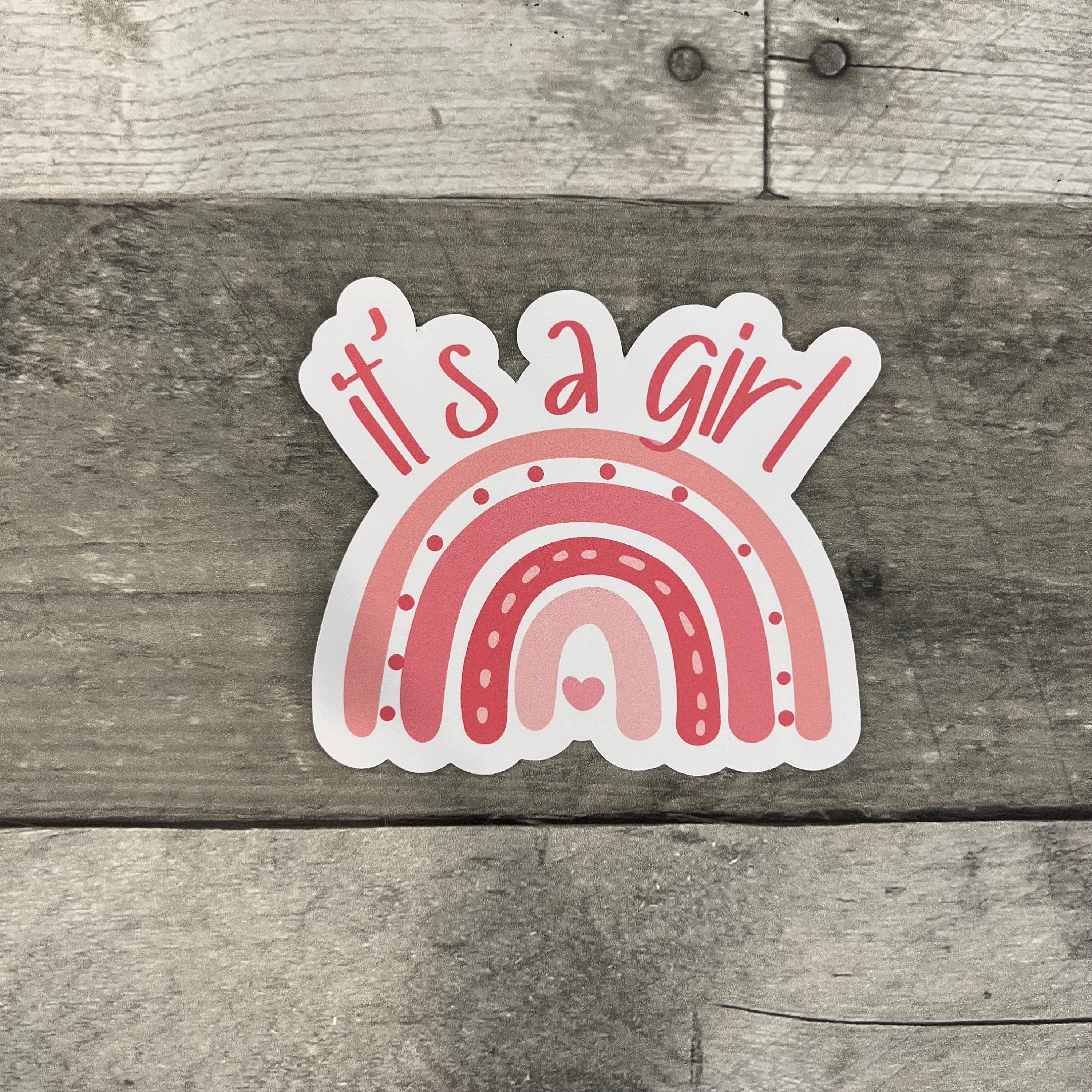 It's A Boy, It's A Girl Stickers (Choose One) From Made By R And R