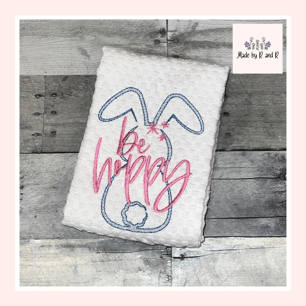 Easter Embroidered Dish Towels From Made By R And R