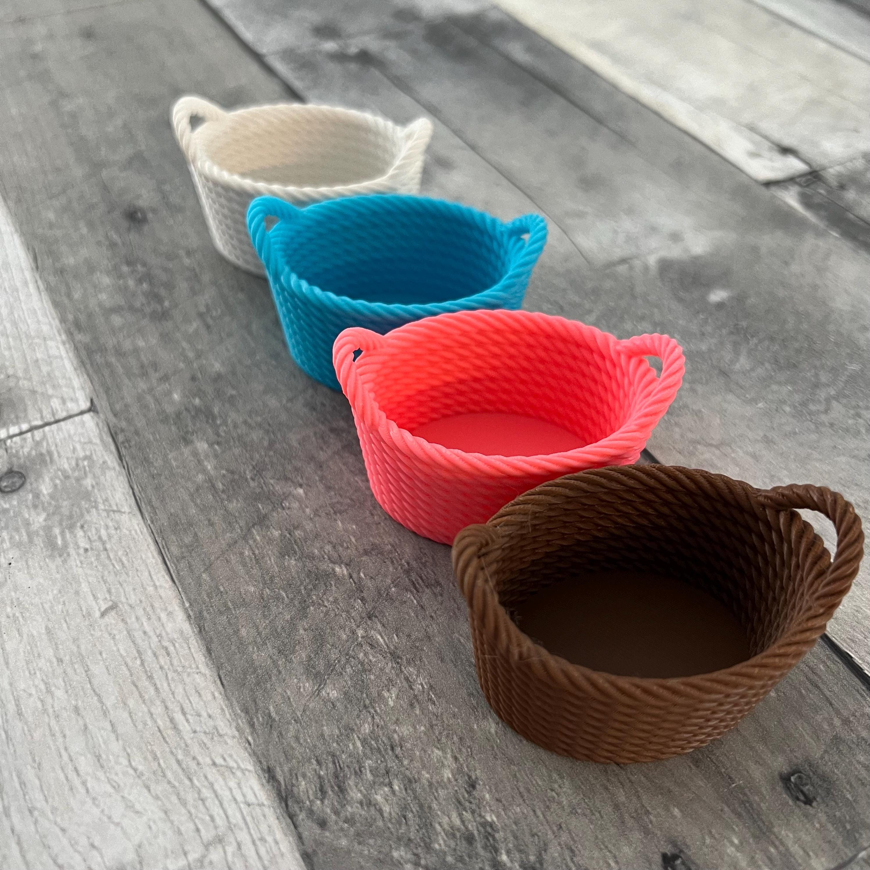 Miniature 3D Printed Basket From Made By R And R
