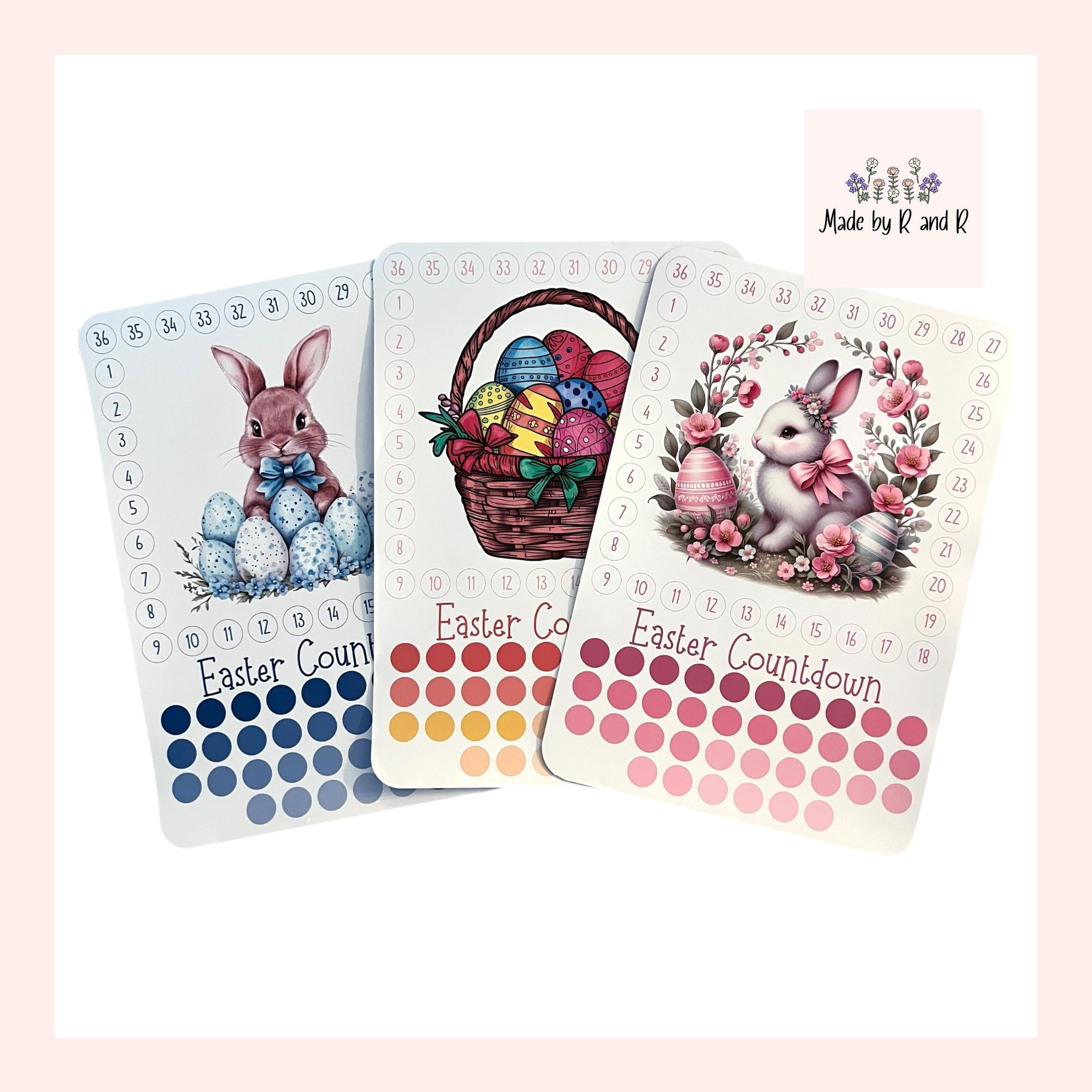 Easter Sticker Countdown (Choose One) From Made By R And R