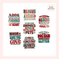 Rescue Dog Stickers (Choose One) From Made By R And R