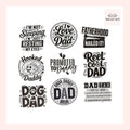 Fun Dad Stickers (Choose One) from Made By R And R