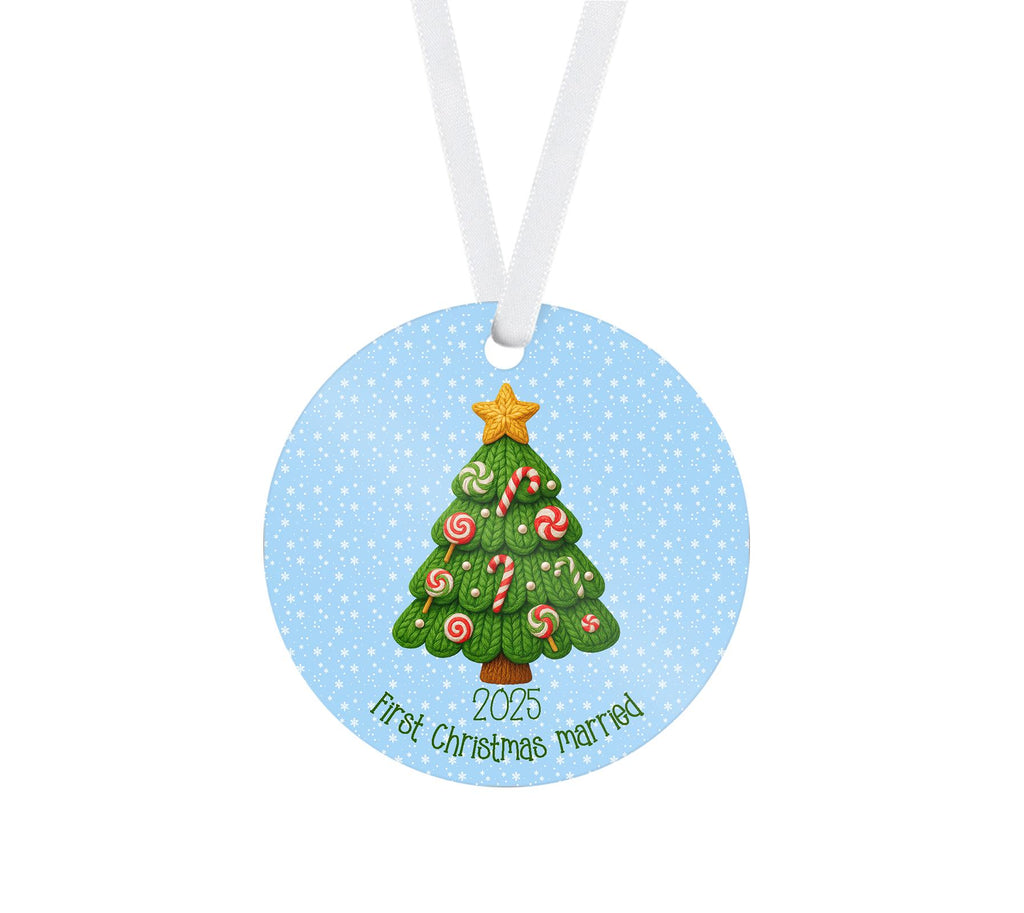 Faux Knit First Christmas Ornaments (Choose One) From Made By R And R