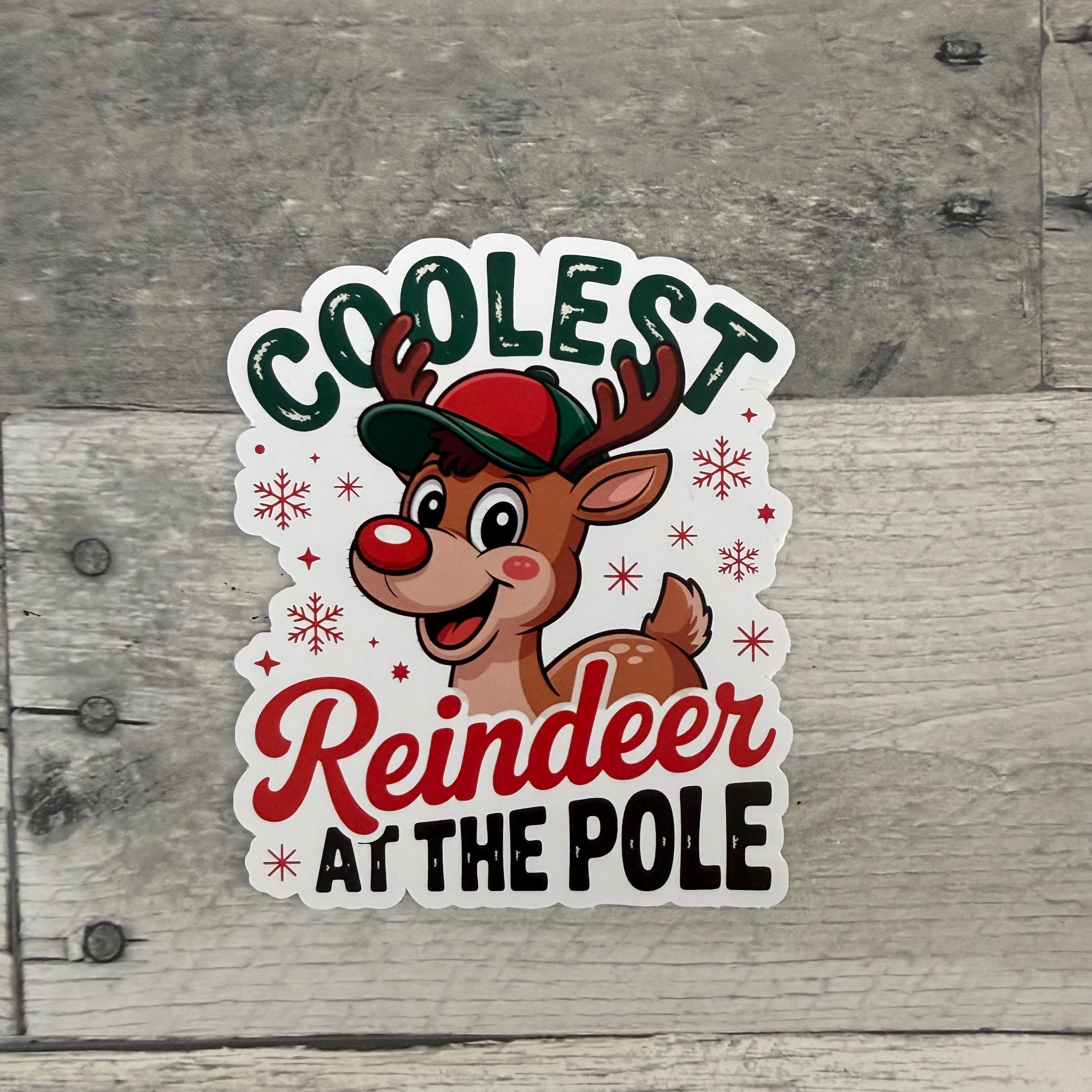 Reindeer Sticker (Choose One) From Made By R And R