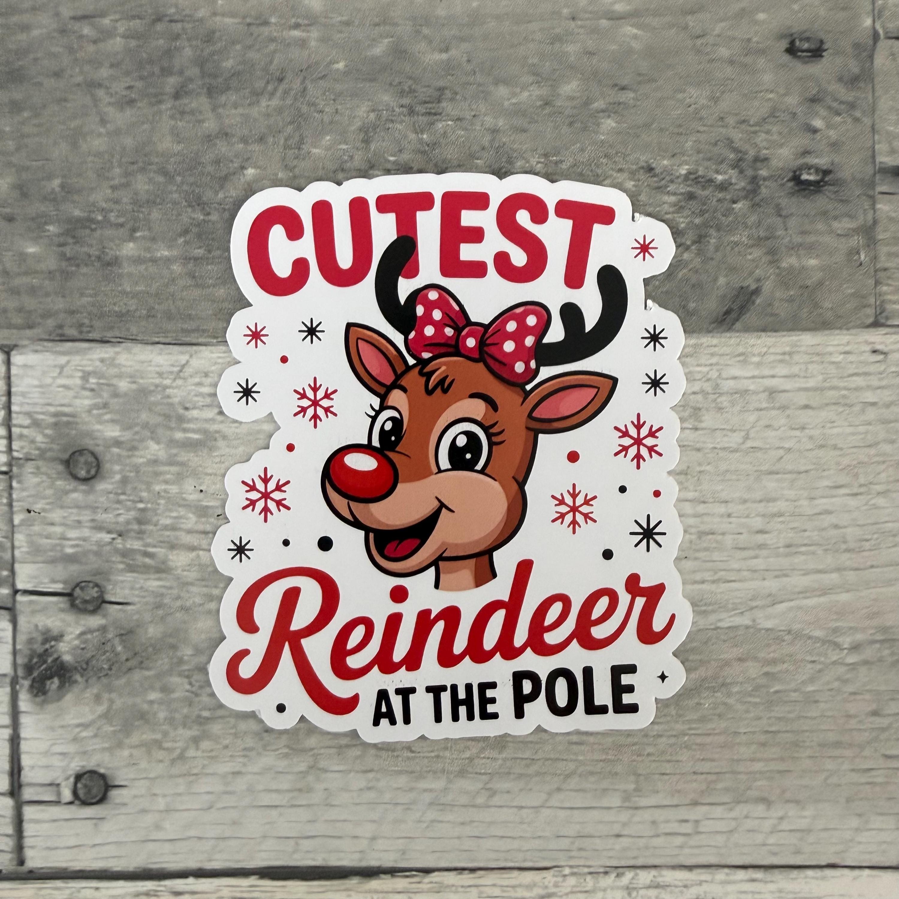 Reindeer Sticker (Choose One) From Made By R And R