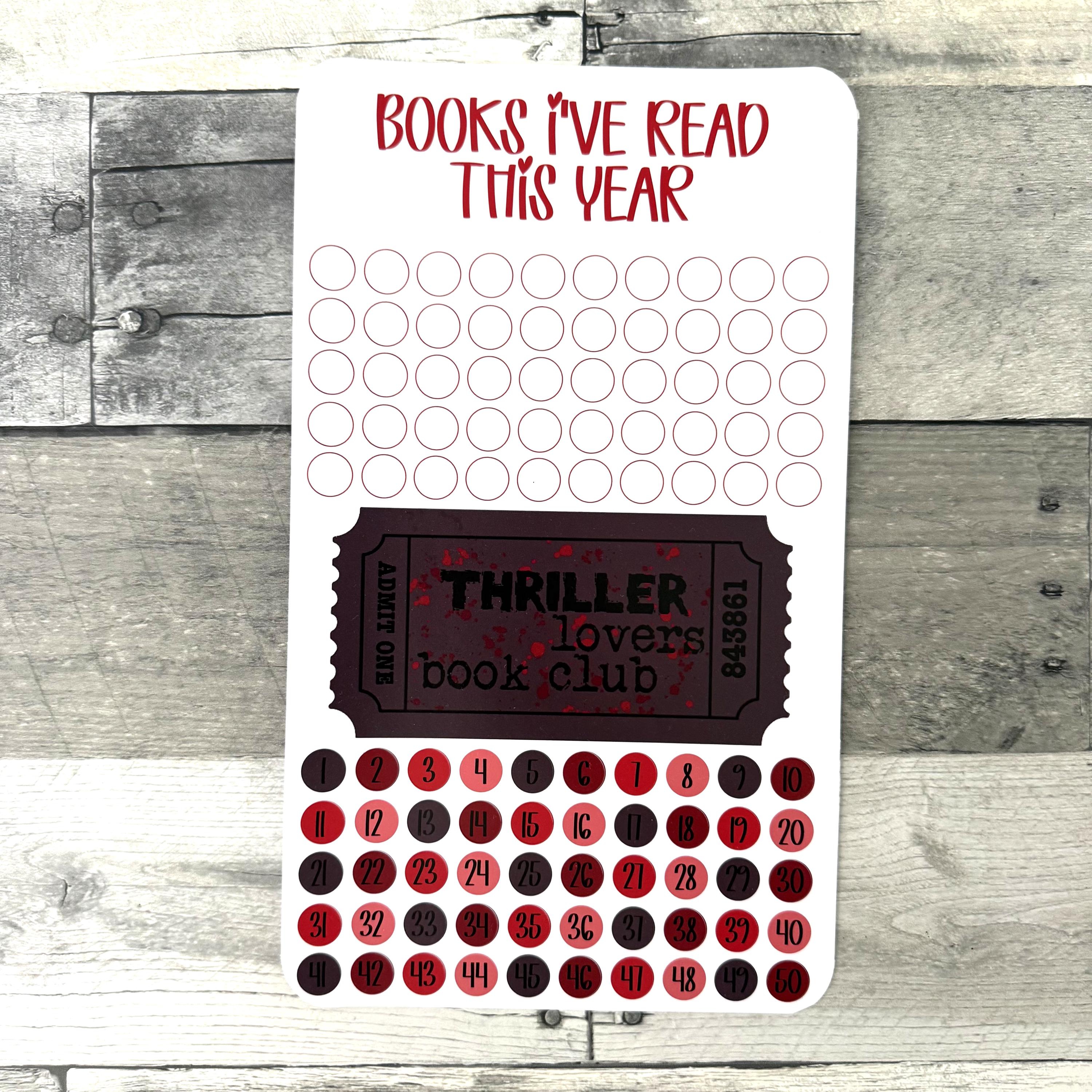 Books I've Read This Year Activity Sticker (Choose One) From Made By R And R