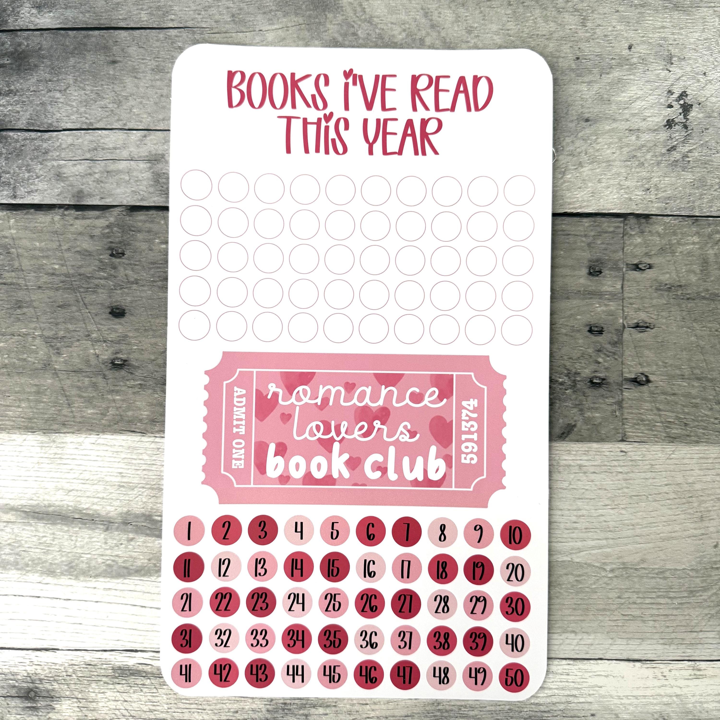 Books I've Read This Year Activity Sticker (Choose One) From Made By R And R