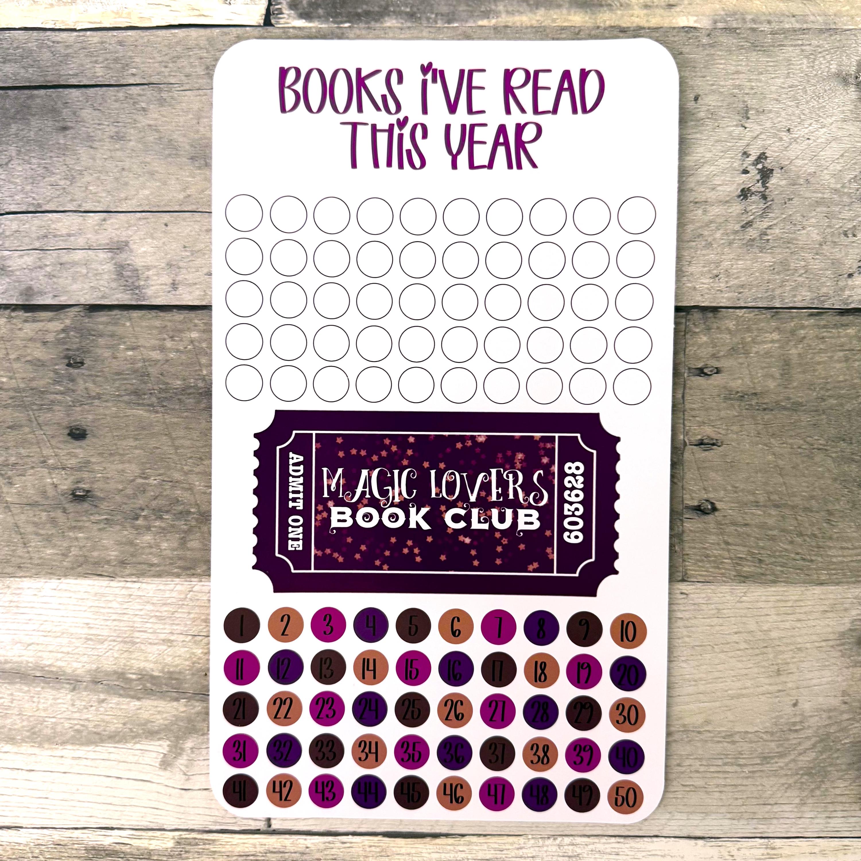 Books I've Read This Year Activity Sticker (Choose One) From Made By R And R