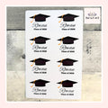 Custom Graduation Stickers (set of 8) From Made By R And R