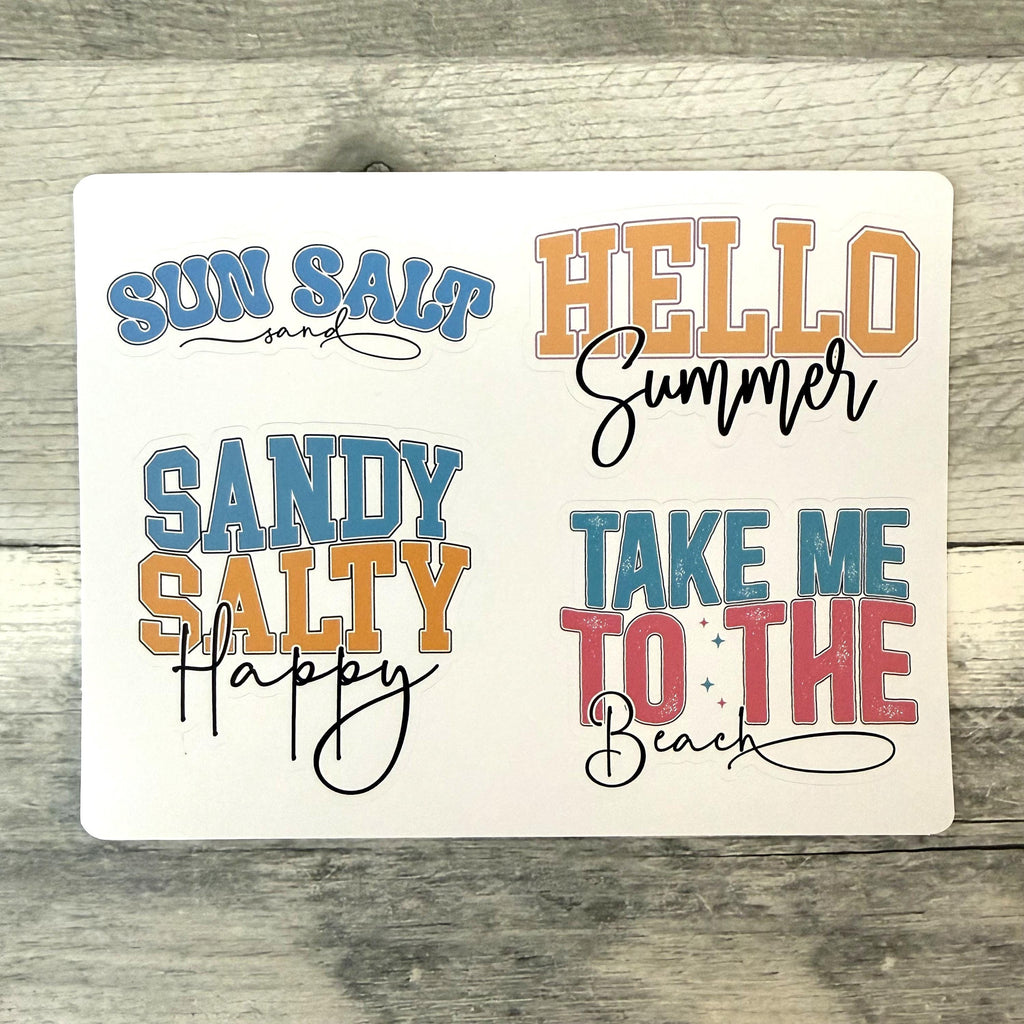 Summer Stickers (Set of 4) From Made By R And R