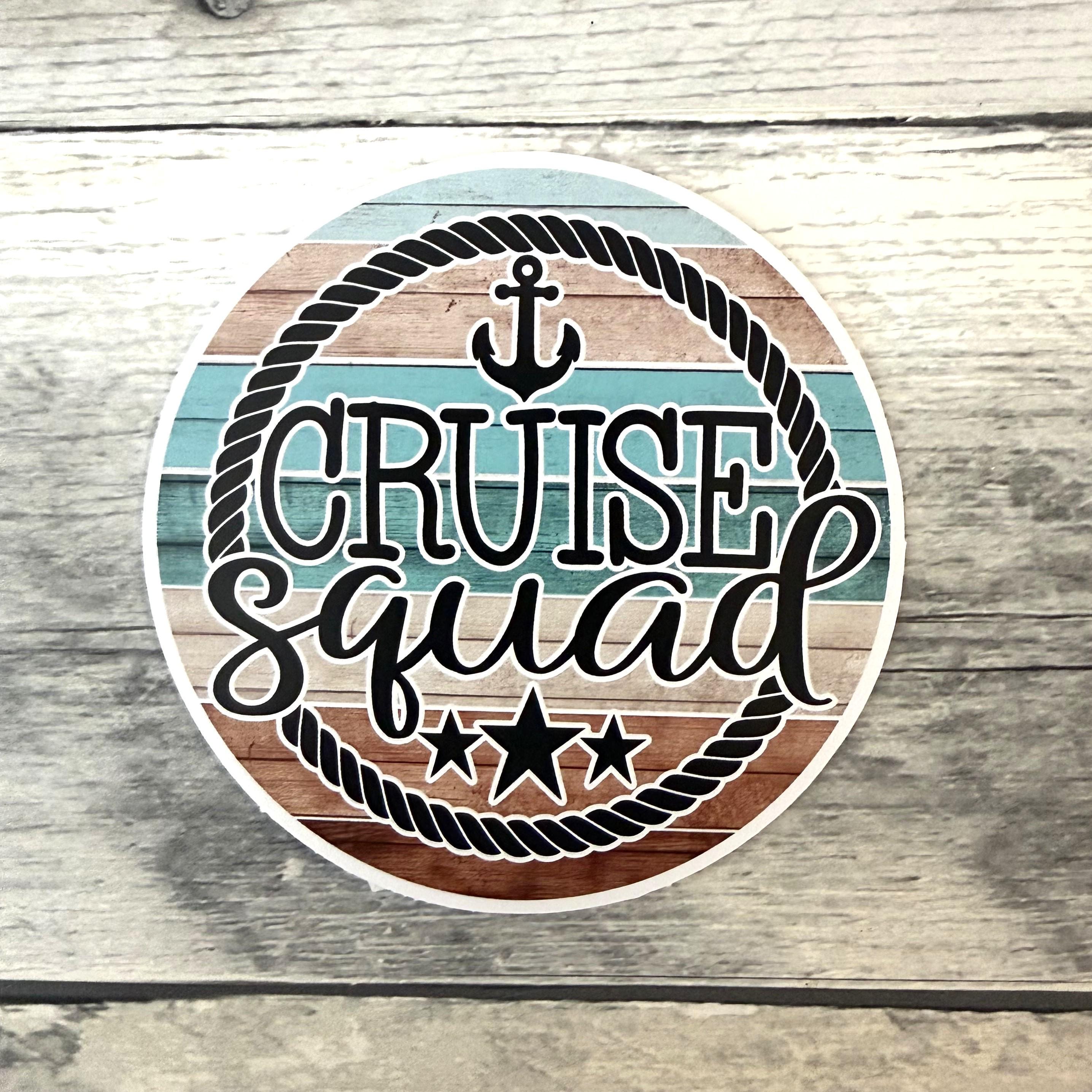 Cruise Squad Sticker (Set of 3) From Made By R And R