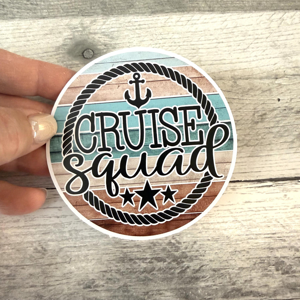 Cruise Squad Sticker (Set of 3) From Made By R And R
