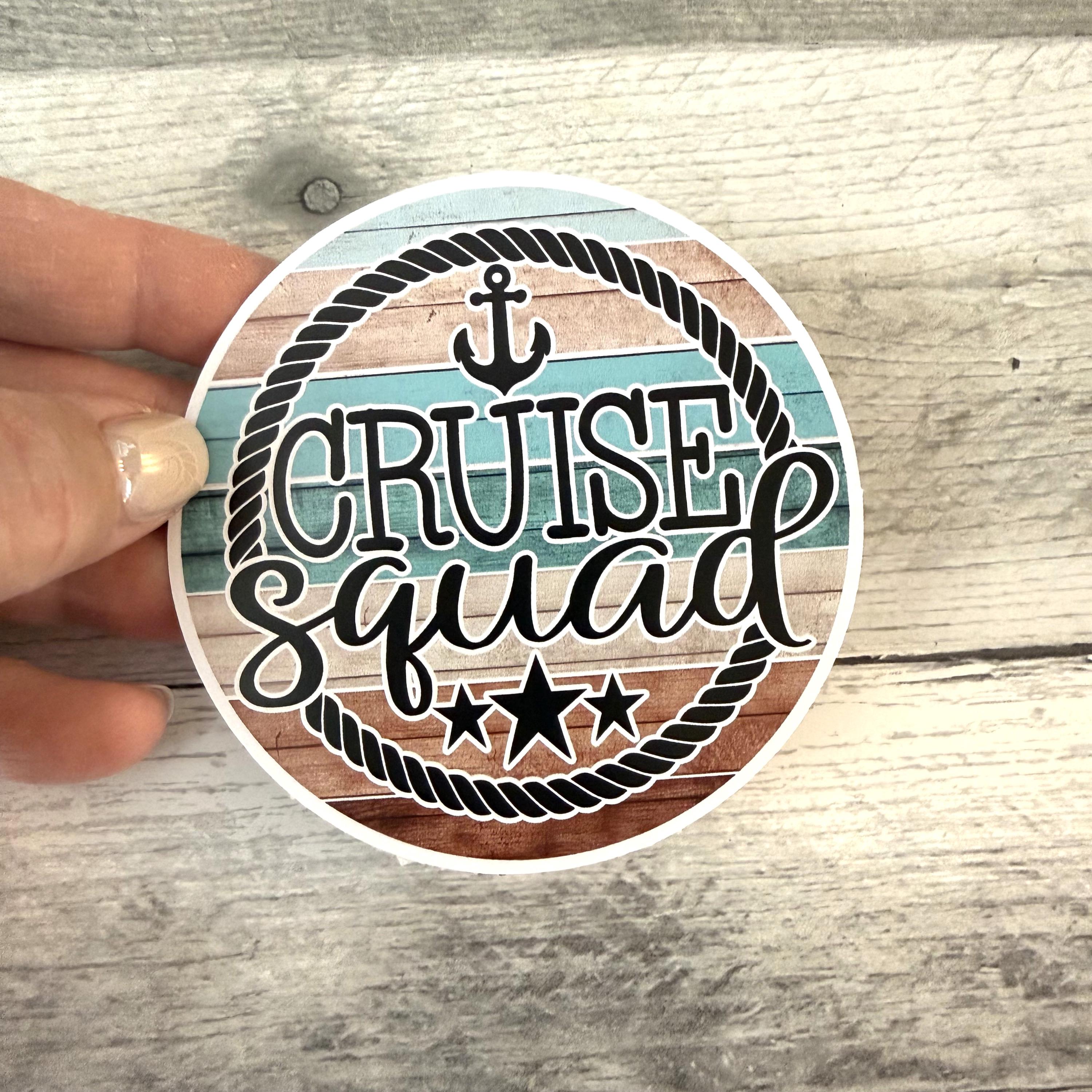 Cruise Squad Sticker (Set of 3) From Made By R And R