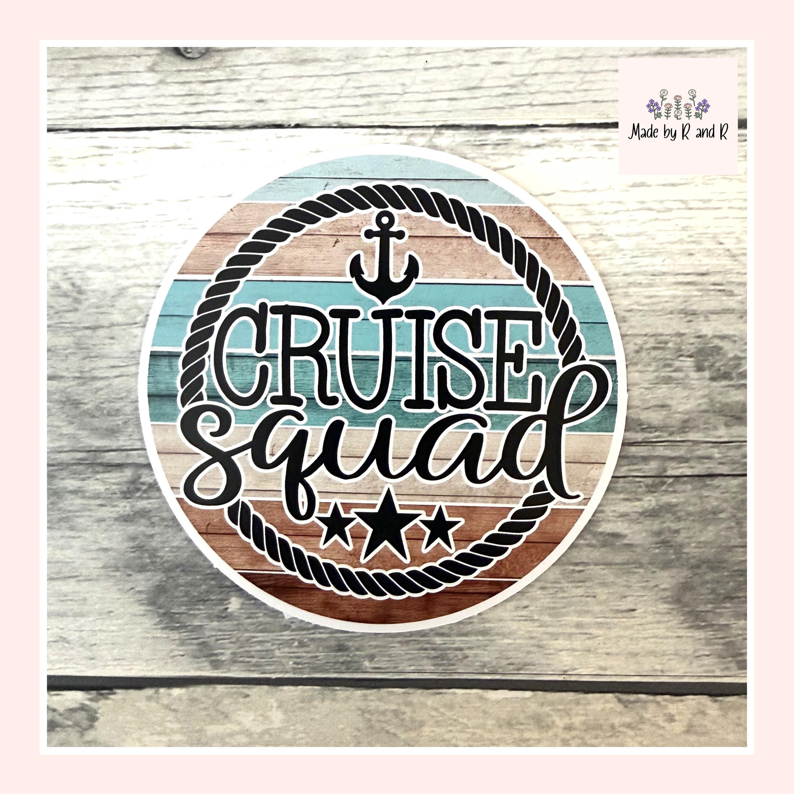 Cruise Squad Sticker (Set of 3) From Made By R And R