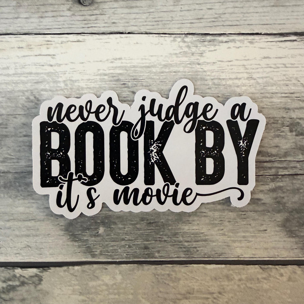 Never Judge A Book By It's Movie Sticker (Set of 3) From Made By R And R